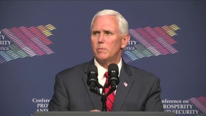 Conference on Prosperity and Security in Central America luncheon program featuring introductory remarks by Secretary of State Rex Tillerson and keynote remarks by Vice President Mike Pence