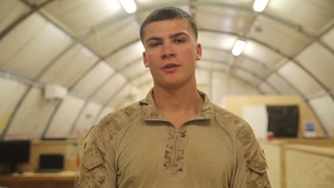 Lance Cpl. Jordan Father's Day Shout-out