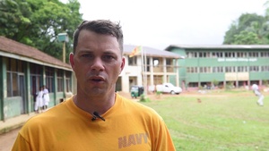 USS Lake Erie Sailors Provide Humanitarian Aide and Disaster Relief To Those In Need