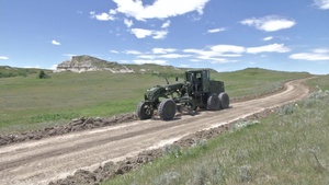 842nd Engineers Build a Road for the National Forest Service (No Titles)