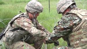 Vermont Army Guard Combat Engineers Explosives Training