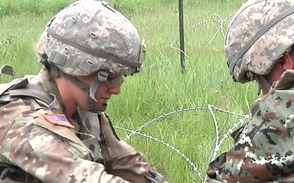Vermont Army Guard Combat Engineers Explosives Training