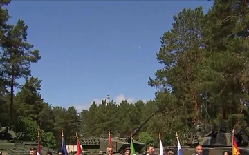 Enhanced Forward Presence in Latvia: NATO portrait b-roll