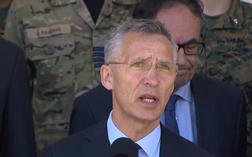 Latvia welcomes NATO battlegroup - ceremony