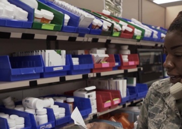 Behind the Pharmacy Window