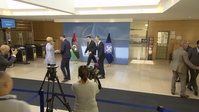 Secretary General Welcomes Libyan Prime Minister to NATO Headquarters (B-roll)