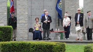 WW II Memorial Ceremony in Bastogne