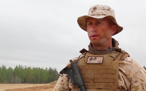 Reserve Marines Conduct Firing Drills During Saber Strike 17