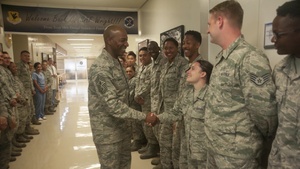 Chief Master Sergeant of the Air Force, Kaleth O. Wright's Return visit to Kadena Air Base