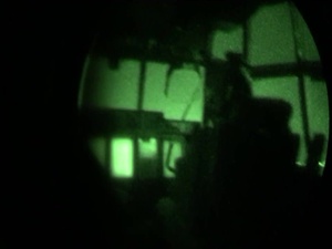 Iwakuni Marines practice touch-and-go landings, takeoffs at night (B-Roll)