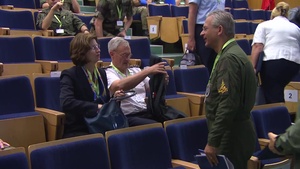 The North Atlantic Council visits Poland - Arrival B-Roll