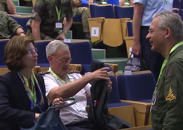 The North Atlantic Council visits Poland - Arrival B-Roll