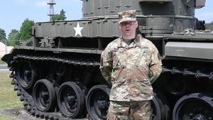 Maj Noss sends his well wishes to his family and the Detroit Tigers from Germany