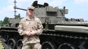 Spc. Hickey sends his Fouth of July greetings to his wife and the Oakland A's from Germany