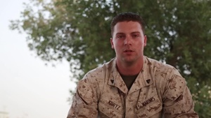 Cpl. Thomas Kurtz 4th of July Greeting- Oakland A's