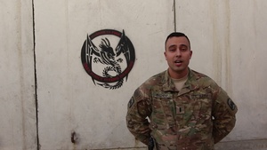 1st Lt. Jackson Bishop Independence Day Greeting from Afghanistan