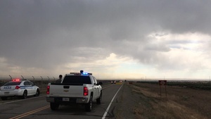 Five-acre Wildfire at Mountain Home AFB