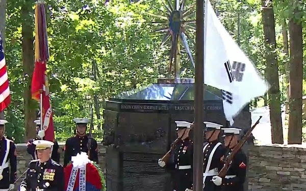 South Korean President Moon Jae-in visits the Marine Corps Museum
