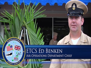 Diego Garcia Holds Battle of Midway Remembrance Ceremony