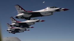 121st Air Refueling Wing refuels the Air Force Thunderbirds