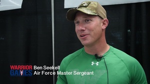 Airforce Master Sergeant Ben Seekell Arrives in Chicago for the 2017 DOD Warrior Games