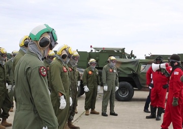 Marines extinguish fires in CNATT training