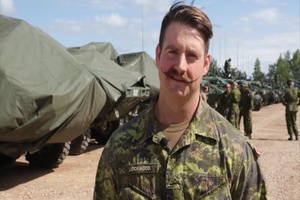 Canada Day shout outs from the troops - Broll