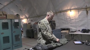 Aircrew Flight Equipment Maintains Link Between Pilot and Jet