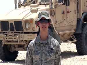 U.S. Air Force Airman 1st Class William Hesse