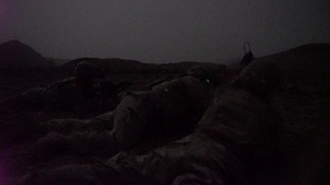 East African Response Force Crew-Served Night Fire