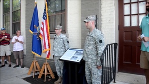 Pa. Guard unit honored by community with commemorative World War I plaque