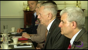 Mattis, U.K. Counterpart Meet at Pentagon