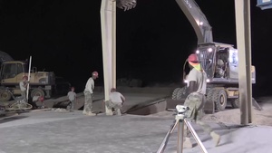 RED HORSE Airmen Beat the Heat by Working Nights
