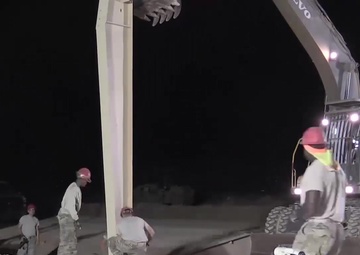 RED HORSE Airmen Beat the Heat by Working Nights