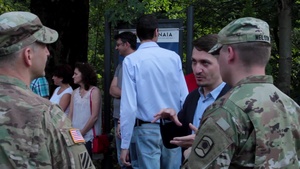 Dragoon Guardian Romanian-US Ceremony