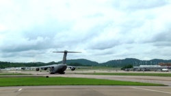 C-17 Taxi and Takeoff From 117th