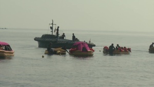 PACUP: Japanese service members dive into water survival, rescue tactics