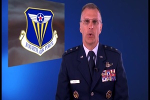 4th AF CC speaks to Westover