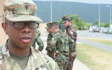 U.S. Army Radio Operator Talks About Saber Guardian 17