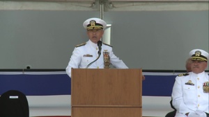 Adm. Harris Attends USS John Finn Commissioning Ceremony