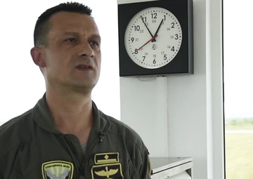 Bulgarian Air Force Officer Talks About the Joint Tactical Air Control for exercise Saber Guardian 17