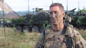 NATO Allies Cross the Olt River Valcea, Romania
