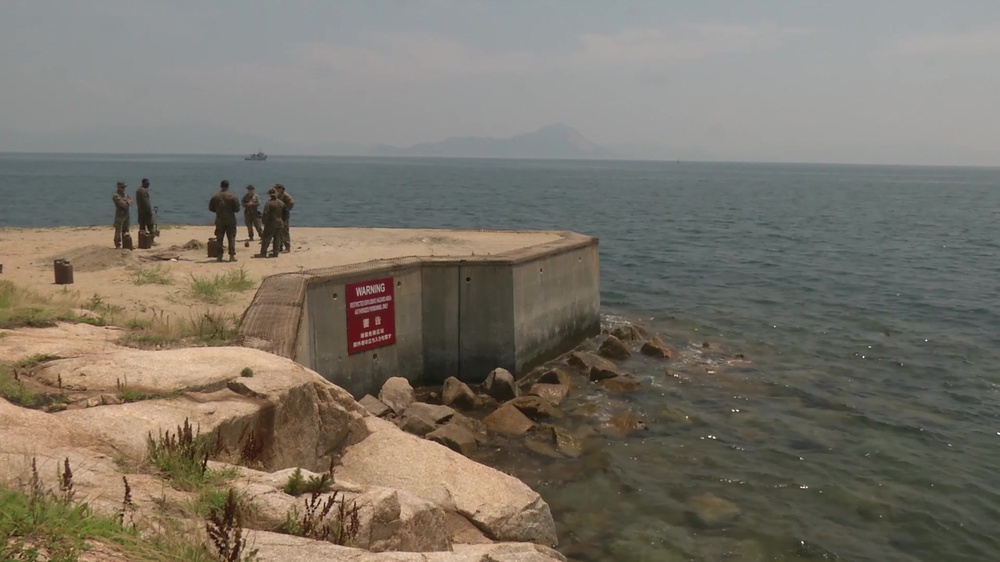 DVIDS - Video - Explosive Ordnance Marines Detonate C4 to Dispose of Volatile Material (Package/Pkg)