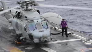 MH-60R Sea Hawks Embark Bonhomme Richard