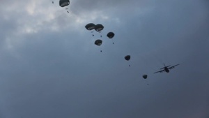 Paratroopers from the 173rd Airborne Brigade conduct joint force entry onto Bezmer Air Base, Bulgaria.
