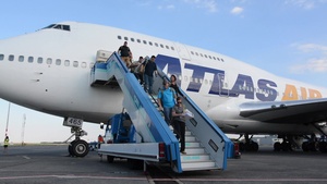 1st Battalion, 143rd Infantry Regiment Arrives in Europe