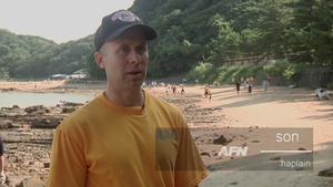Sasebo Sailors Hit the Beach