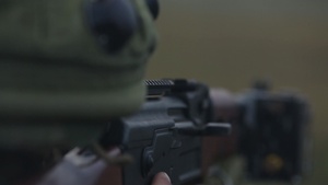 Bulgarian Soldiers defend against U.S. Soldiers at training exercise Swift Response during operation Saber Guardian 17