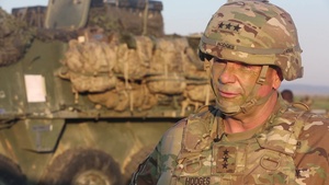 U.S. Army Europe Commanding General Lt. Gen. Ben Hodges visits 173rd Airborne Brigade and allies during Saber Guardian 2017