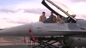General Nicholson at Bagram Airfield, B-roll